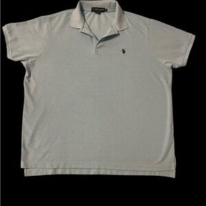 U.S. Polo Assn. Gray Polo Shirt Classic Style